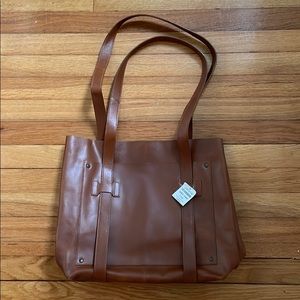 Orvis leather shoulder bag